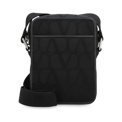 Valentino Garavani Iconographic Canvas Shoulder Bag In Neutral