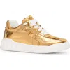 Valentino One Stud Low-top Sneakers In Gold