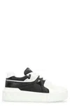 Valentino Garavani One Stud Xl Low-top Sneaker In Nappa Leather And Jacquard Toile Iconographe Techn In White