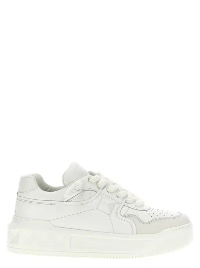Valentino Garavani One Stud Xl Sneakers In White