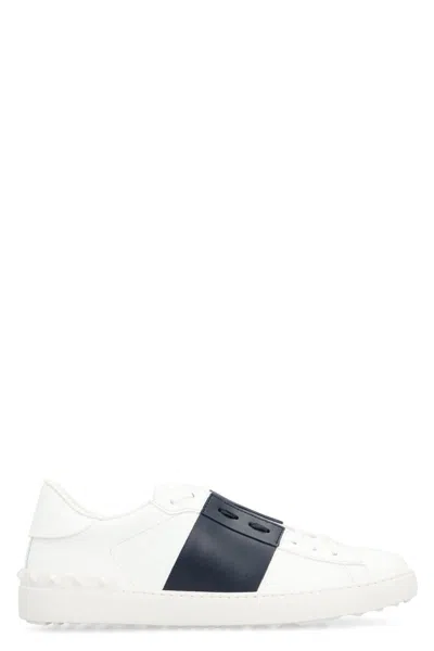 VALENTINO GARAVANI VALENTINO GARAVANI OPEN LEATHER LOW-TOP SNEAKERS