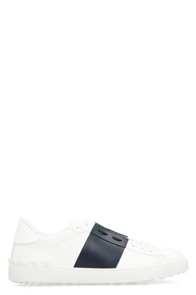 VALENTINO GARAVANI VALENTINO GARAVANI OPEN LEATHER LOW-TOP SNEAKERS