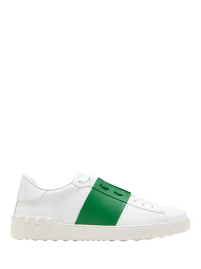 VALENTINO GARAVANI VALENTINO GARAVANI OPEN LEATHER SNEAKERS