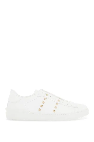 Valentino Garavani Open Rockstud Untitled Sneakers Men In White