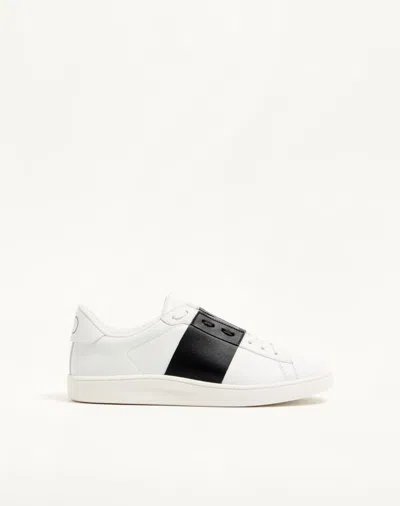 VALENTINO GARAVANI VALENTINO GARAVANI OPEN ROYCO TRAINER IN NAPPA CALFSKIN