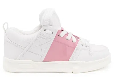 Pre-owned Valentino Garavani Garavani Open Skate (women's) Sneakers In White/coral/blush In Multi