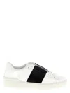 Valentino Rockstud Open Leather Sneaker (authentic ) In Multi