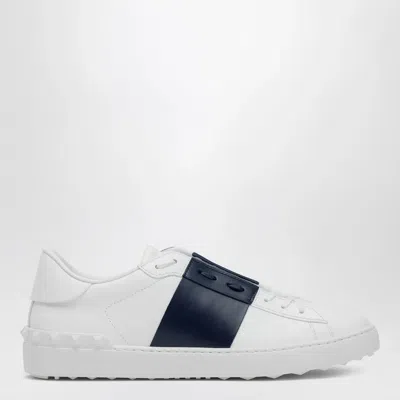 Valentino Garavani Open Sneakers In White/navy Blue