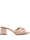 Valentino Garavani Open-toe Block Heel Sandals In Neutral
