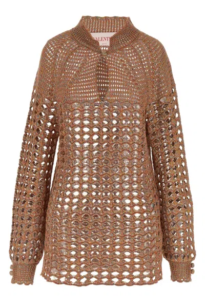 VALENTINO VALENTINO GARAVANI OPENWORK SWEATER