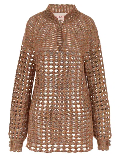 VALENTINO VALENTINO GARAVANI OPENWORK SWEATER