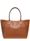 Valentino Vlogo Side Shopping Tote Bag In Nappa Calfskin Leather
