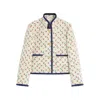 Valentino Jacquard Jacket With Button Detailing And Front Pockets