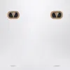 Valentino Garavani Oval Earrings With Crystals Women