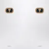 Valentino Garavani Oval Earrings With Crystals Women