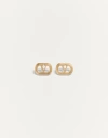 Valentino Garavani Ovalette Metal Earrings Woman Gold Uni In Gold