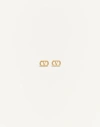 Valentino Garavani Ovalette Metal Earrings Woman Gold Uni In Gold