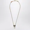 Valentino Garavani Ovalette Necklace With Swarovski Pearl Women In Gold