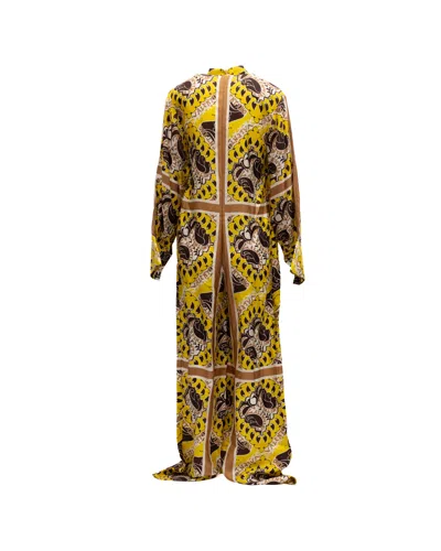Valentino Garavani Paisley-print Silk Jumpsuit In Multi