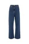 Valentino Blue Medio Denim Trousers Woman Denim 28 In Blue