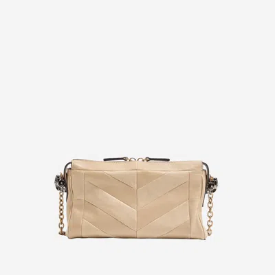 Valentino Garavani Panthea Shoulder Bag In Beige