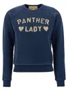 Valentino Garavani Printed Cotton Sweatshirt In Blue