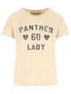 Valentino Graphic Print Crew Neck Short Sleeve Top In Neutral