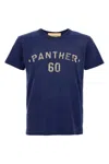 Valentino Crew Neck Graphic And Text Design In Blue