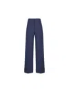 Valentino Navy Blue Tailored Trousers