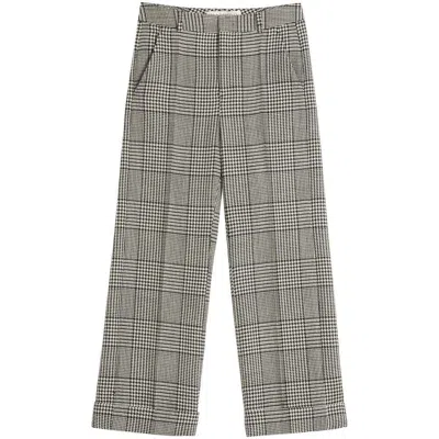 Valentino Garavani Pants In Ivory/black