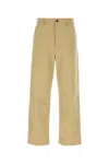 Valentino Stretch Canvas Cargo Pants For Men. In Beige O Tan