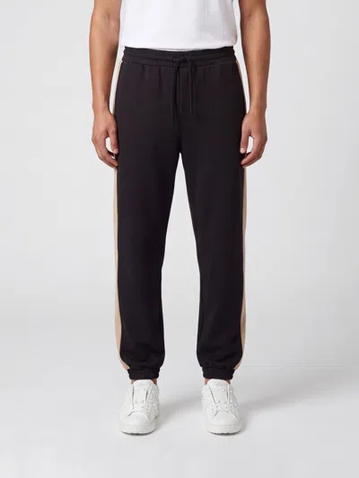Valentino Garavani Side-striped Polyester Joggers In Black