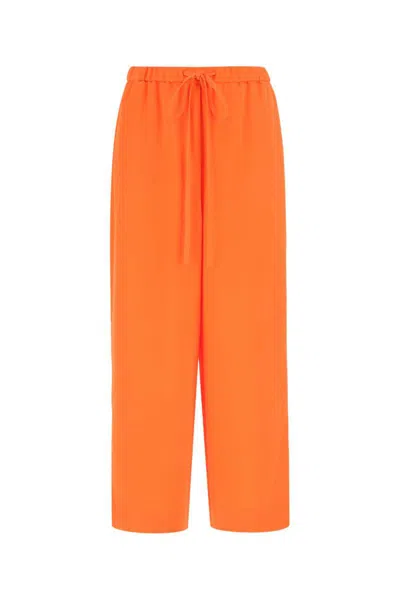 Valentino Garavani Pants In Orange