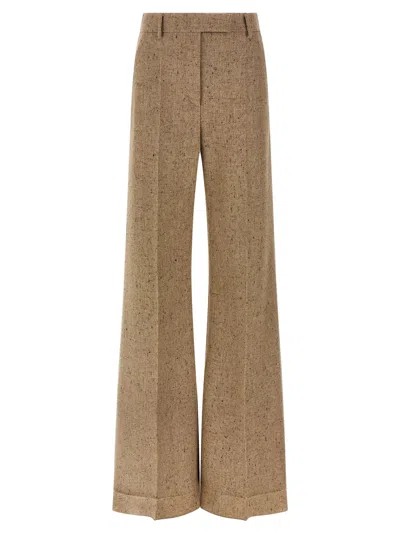 Valentino Garavani Pants With Natte Button In Nude