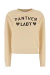 Valentino Graphic Print Cotton Sweatshirt With Raglan Sleeves In Neutral