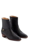 Valentino Garavani Man Ankle Boots Black Size 12 Leather In Nero