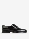 Valentino Patent-leather Oxford Shoes In Black