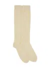 Valentino Garavani Perforated Cotton Socks With Vlogo
