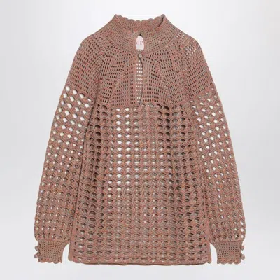 VALENTINO VALENTINO GARAVANI PERFORATED KNIT SHIRT
