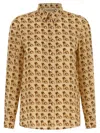 Valentino Garavani Petit Charles Print Shirt Shirt And Blouse White In Multi
