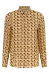 Valentino Garavani Petit Charles Print Shirt Shirt And Blouse White In White
