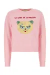 Valentino Garavani Pink Cotton Sweatshirt In Pink