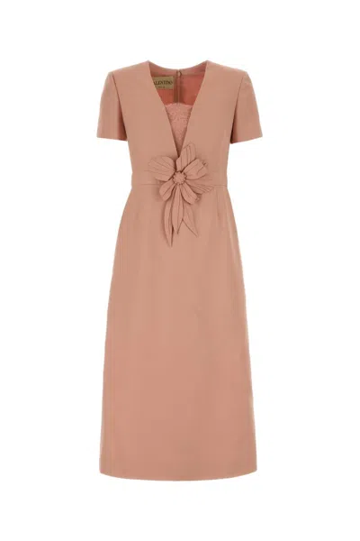 Valentino Garavani Pink Wool Blend Dress