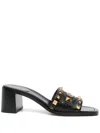 Valentino Women's Plaster Caster Leather Mules