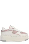 Valentino Garavani Freedots Xl Lace-up Sneakers In White