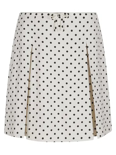 VALENTINO VALENTINO GARAVANI PLAYFUL POLKA DOT SHORT SKIRT