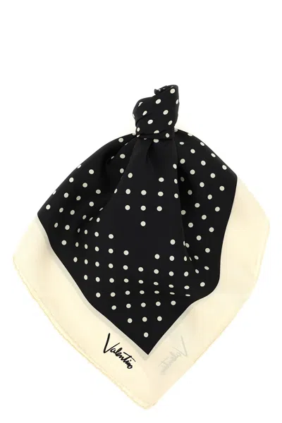 Valentino Garavani Neck Scarf Woman In Black