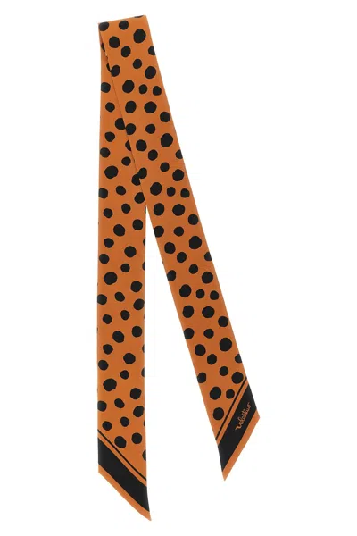Valentino Garavani Pois Dalmata Bandeau In Orange