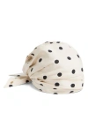 Valentino Garavani Women Braided Silk Headband In Black/cream