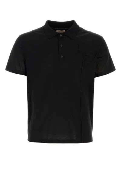 Valentino Polo Shirt In Black